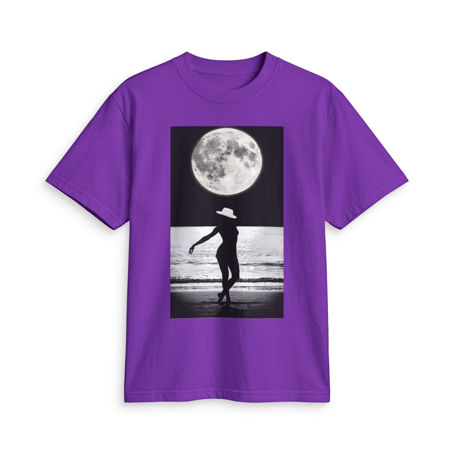 Moonlit Beach Silhouette T-Shirt