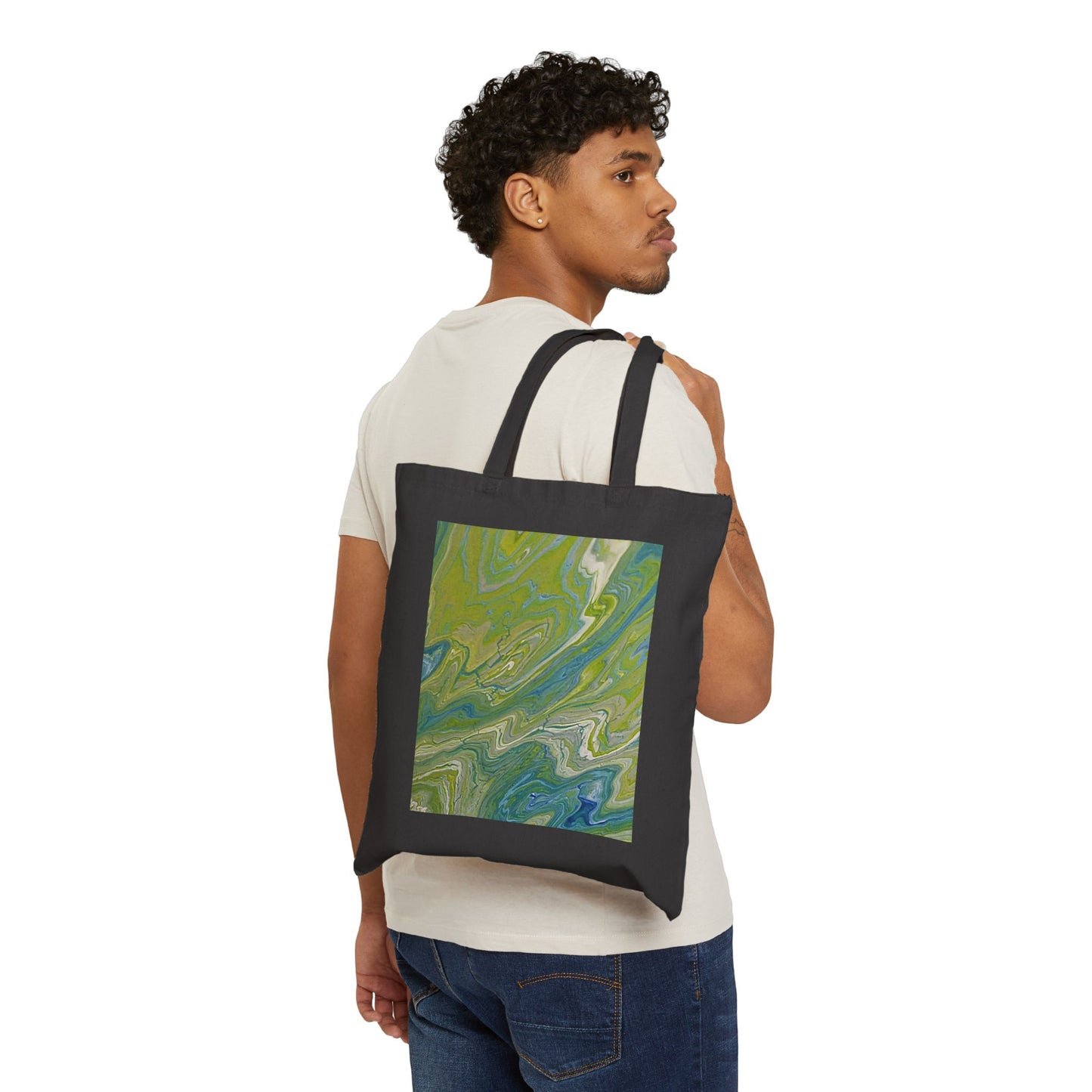 Just a Pretty Cotton Canvas Tote Bag