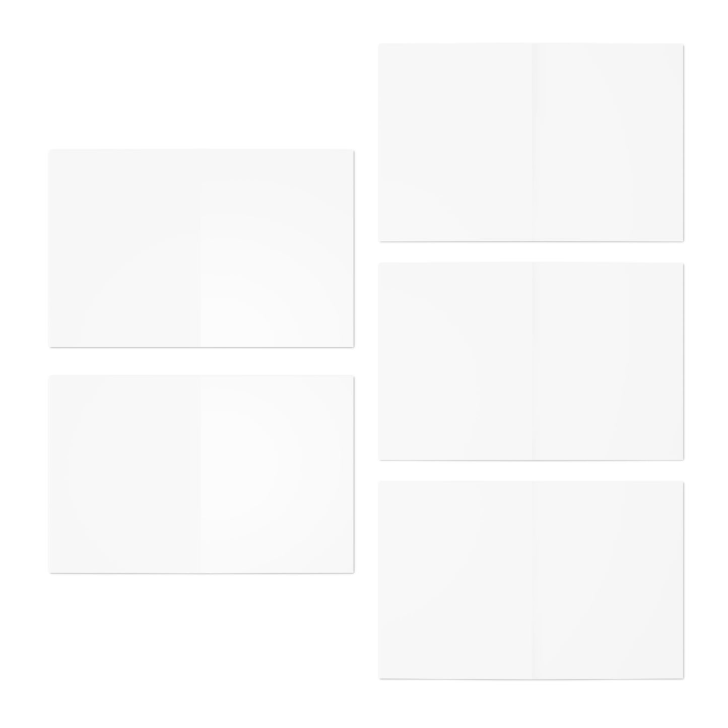Scenic Tree Art Greeting Cards — 5-Pack Assorted Blank Note Cards