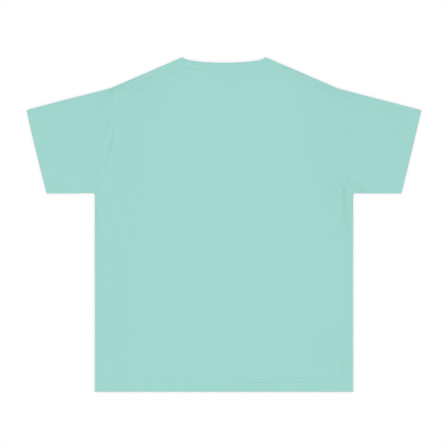 Youth Tee — Cozy Window Cat Print