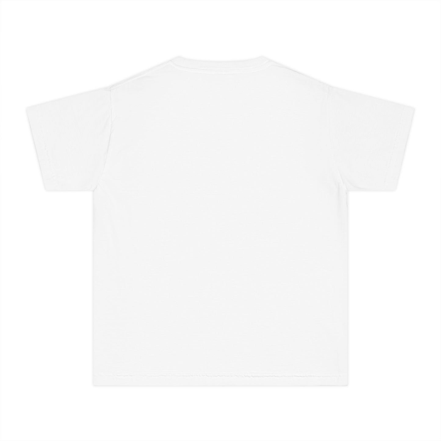 Youth Tee — Cozy Window Cat Print