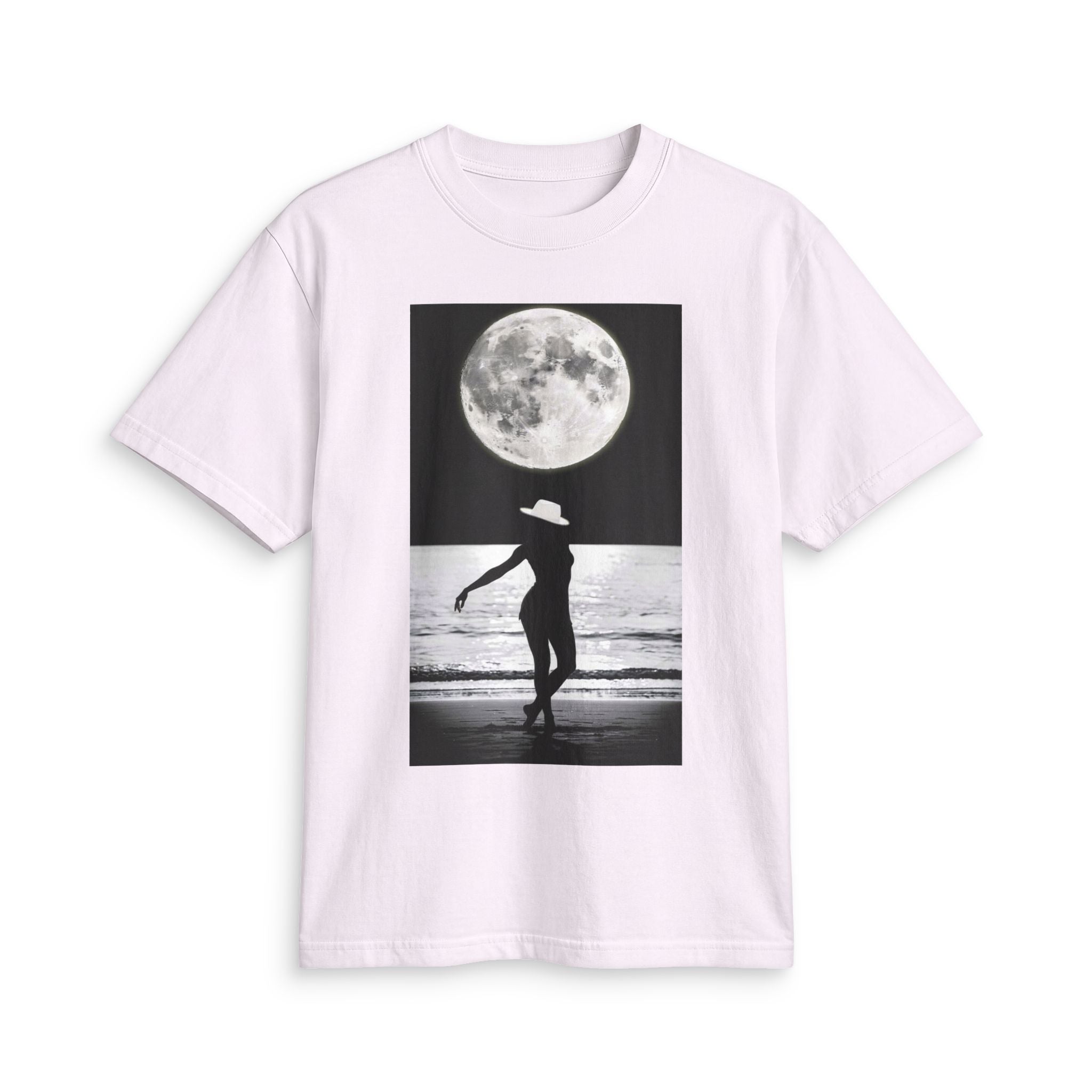 Moonlit Beach Silhouette T-Shirt