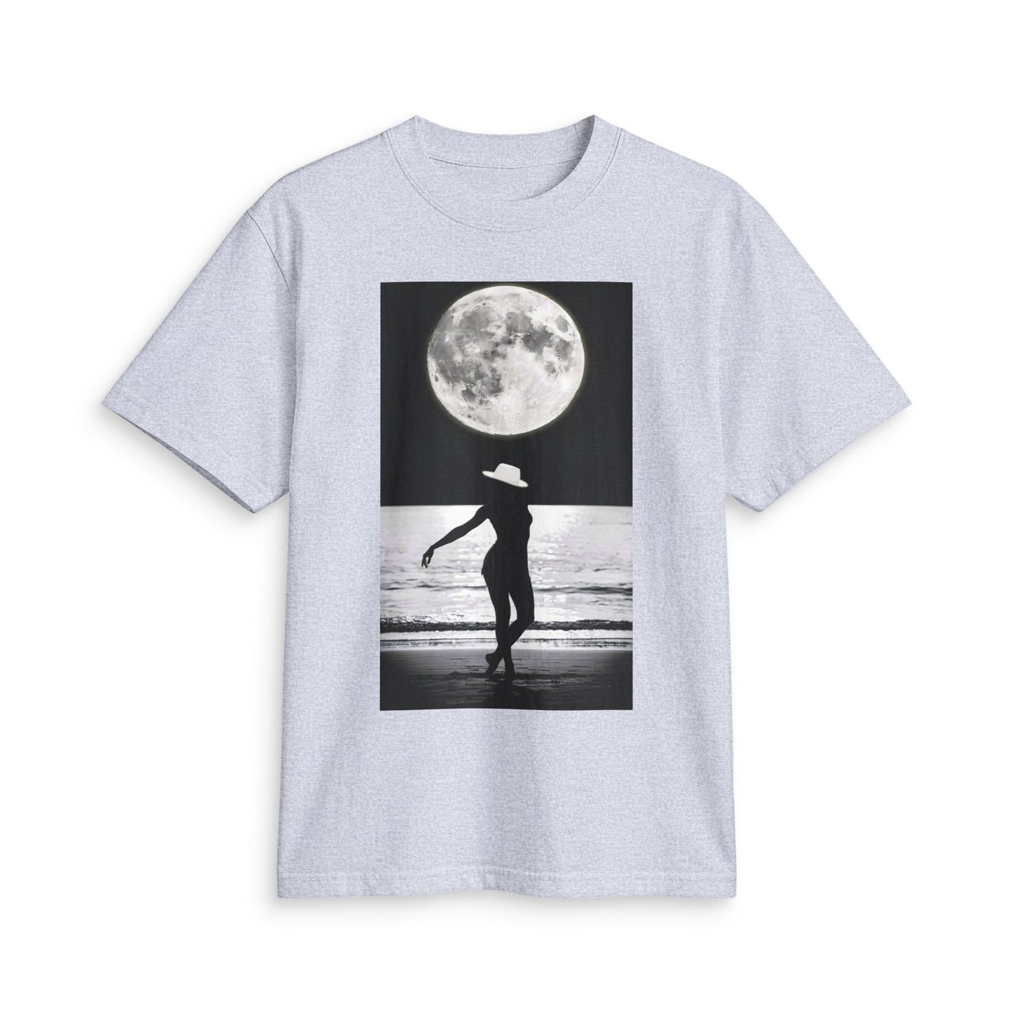 Moonlit Beach Silhouette T-Shirt