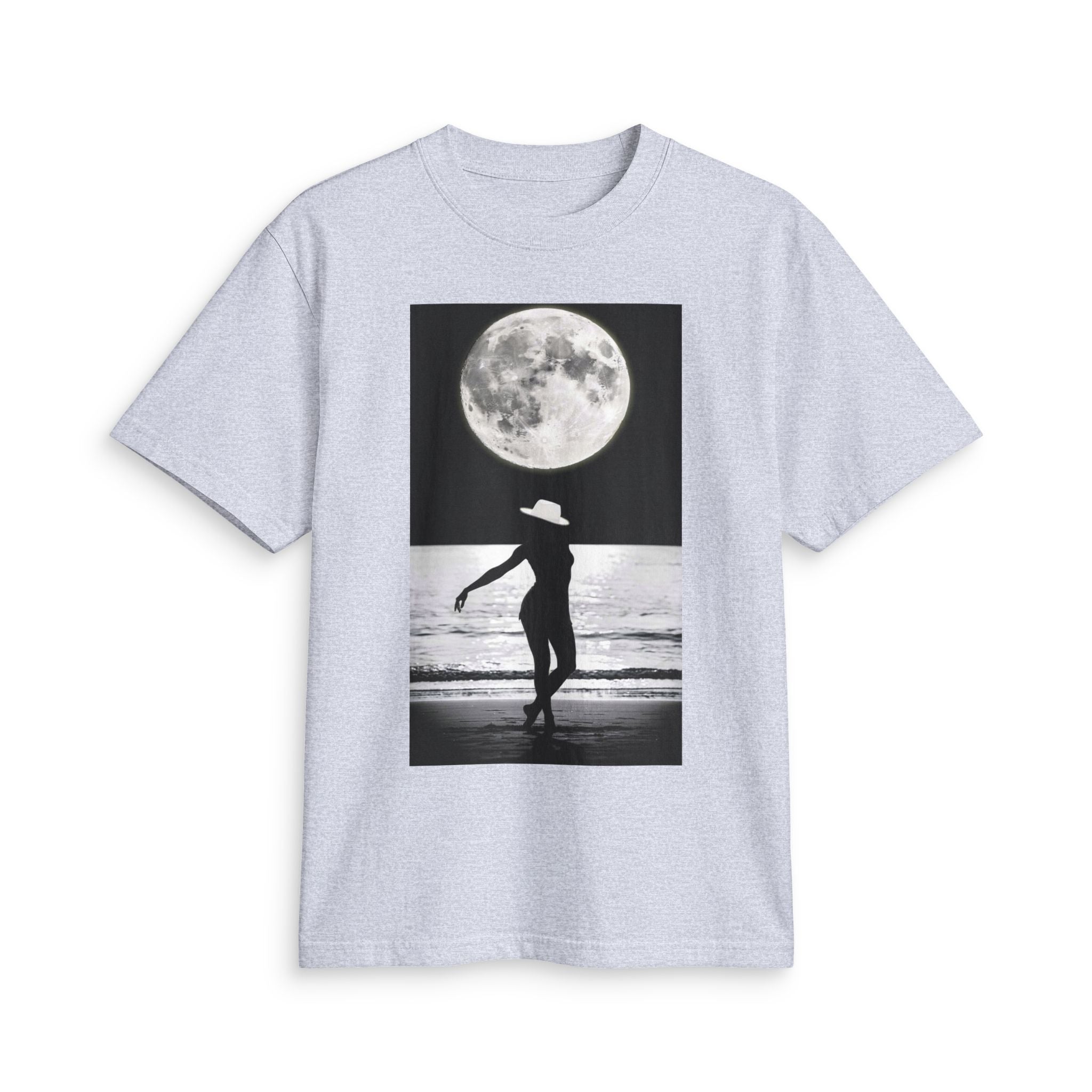 Moonlit Beach Silhouette T-Shirt