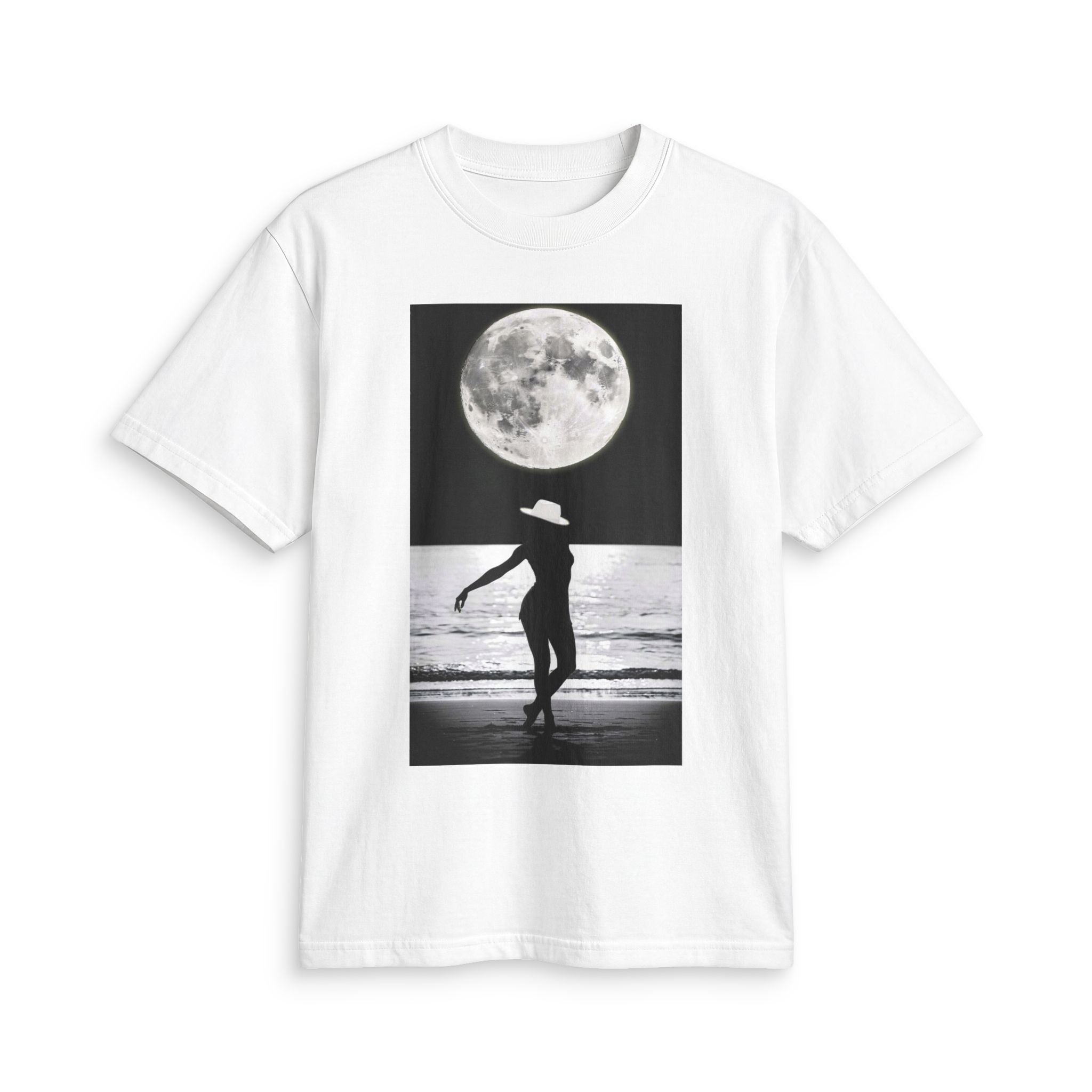 Moonlit Beach Silhouette T-Shirt