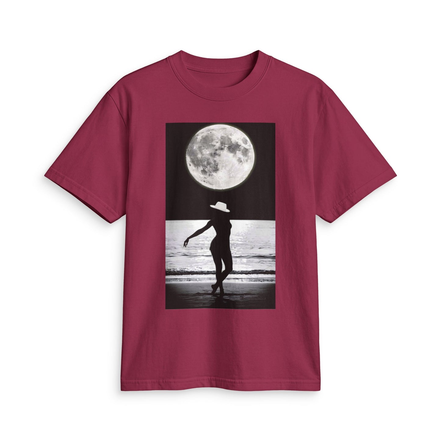 Moonlit Beach Silhouette T-Shirt