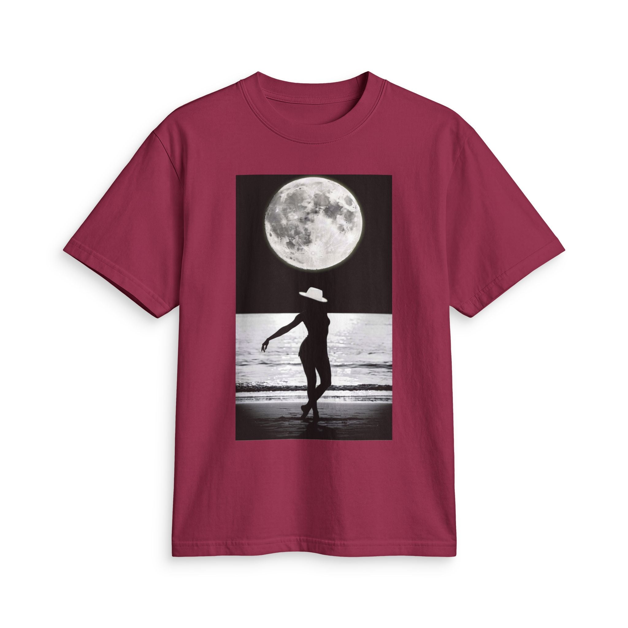 Moonlit Beach Silhouette T-Shirt