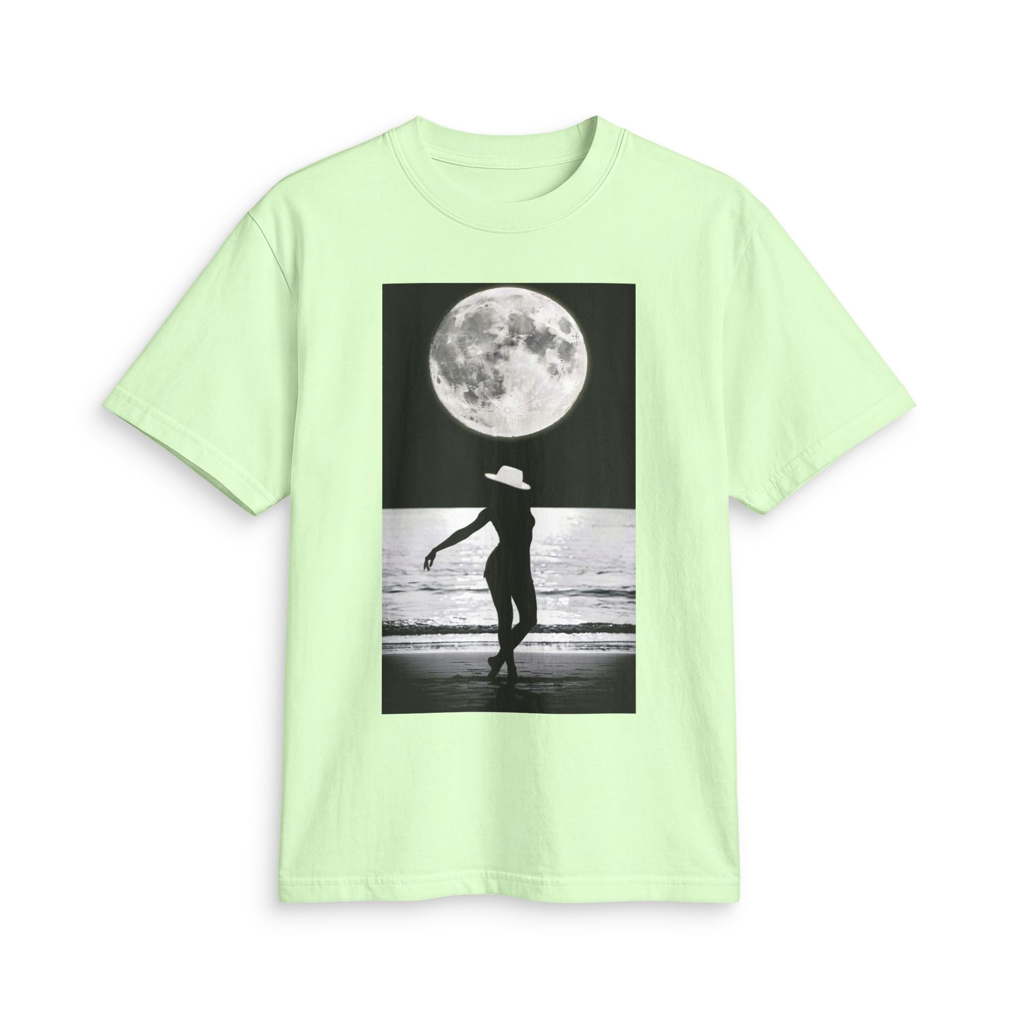 Moonlit Beach Silhouette T-Shirt