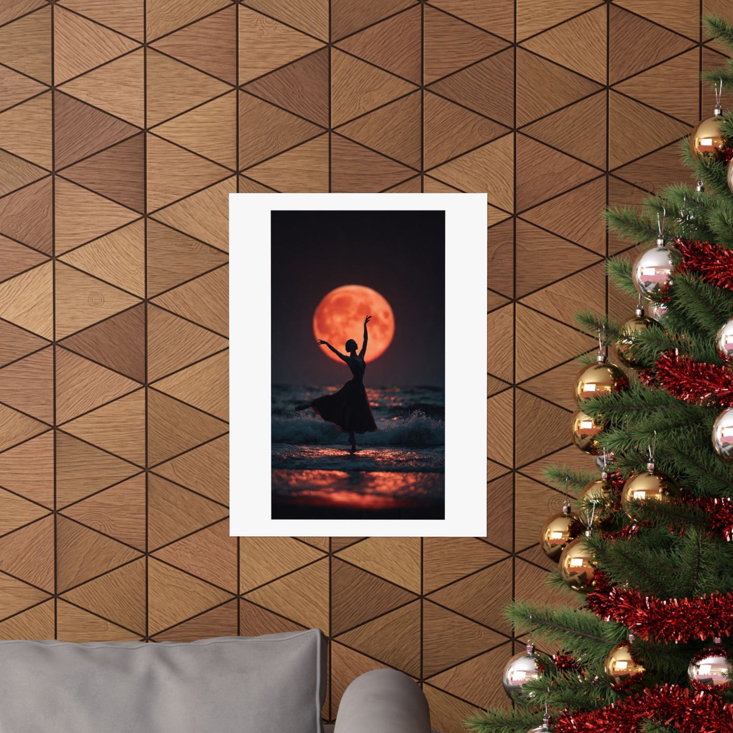 Ballerina Moonlight Poster — Vertical Matte Art Print