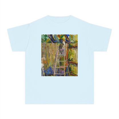 Youth Tee - Colorful Garden Ladder Art Print