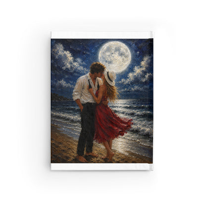 Copy of Moonlit Dance Journal — Romantic Beach Scene Blank Notebook