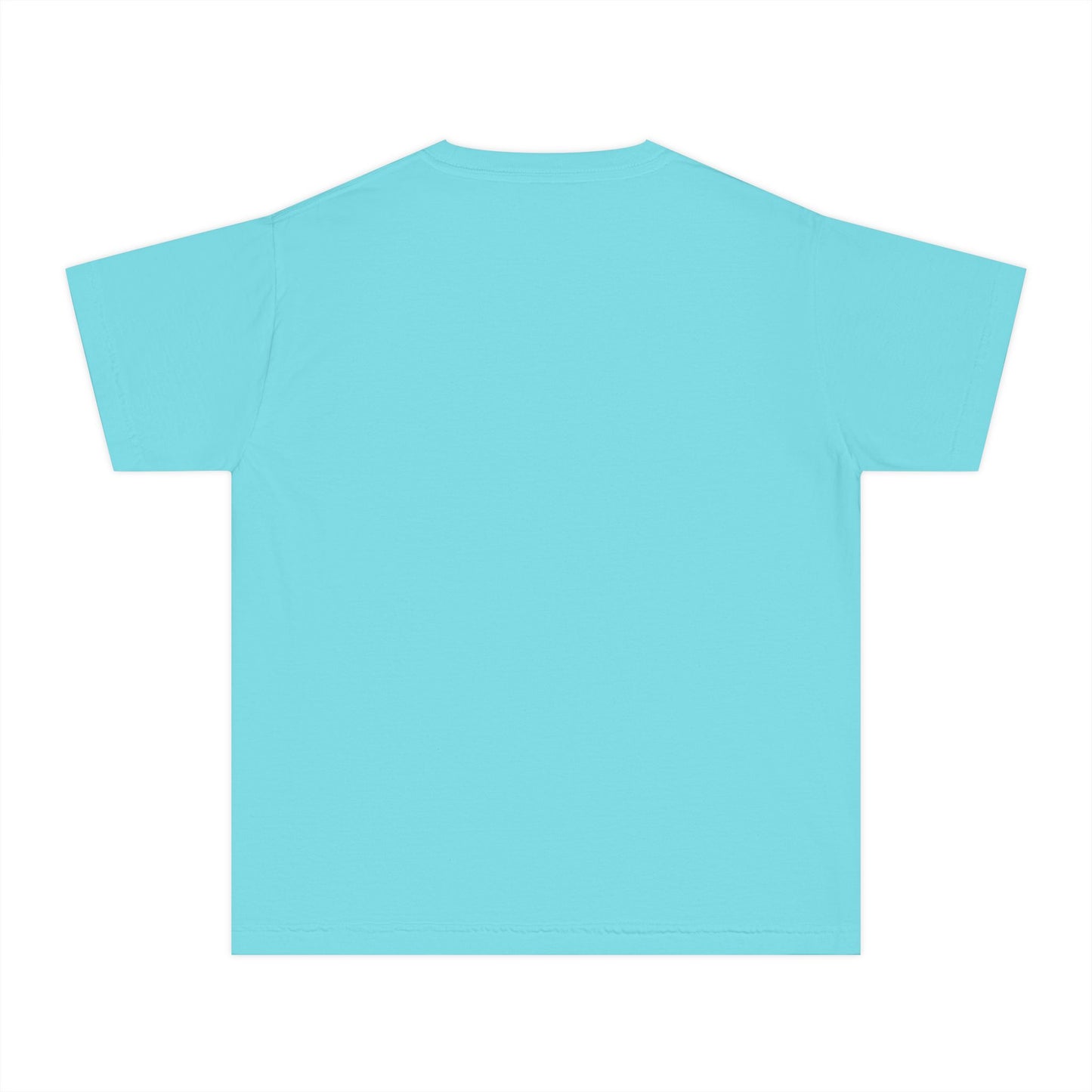 Youth Tee — Cozy Window Cat Print