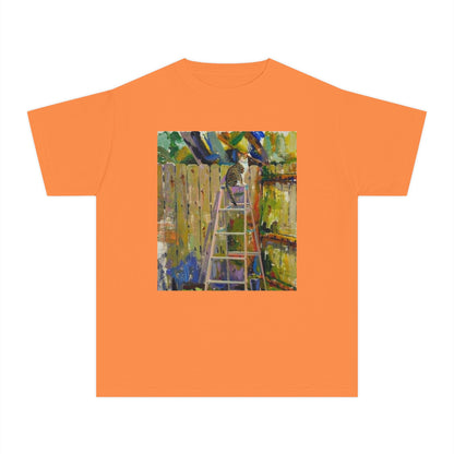 Youth Tee - Colorful Garden Ladder Art Print