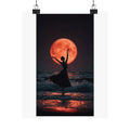 Ballerina Moonlight Poster — Vertical Matte Art Print