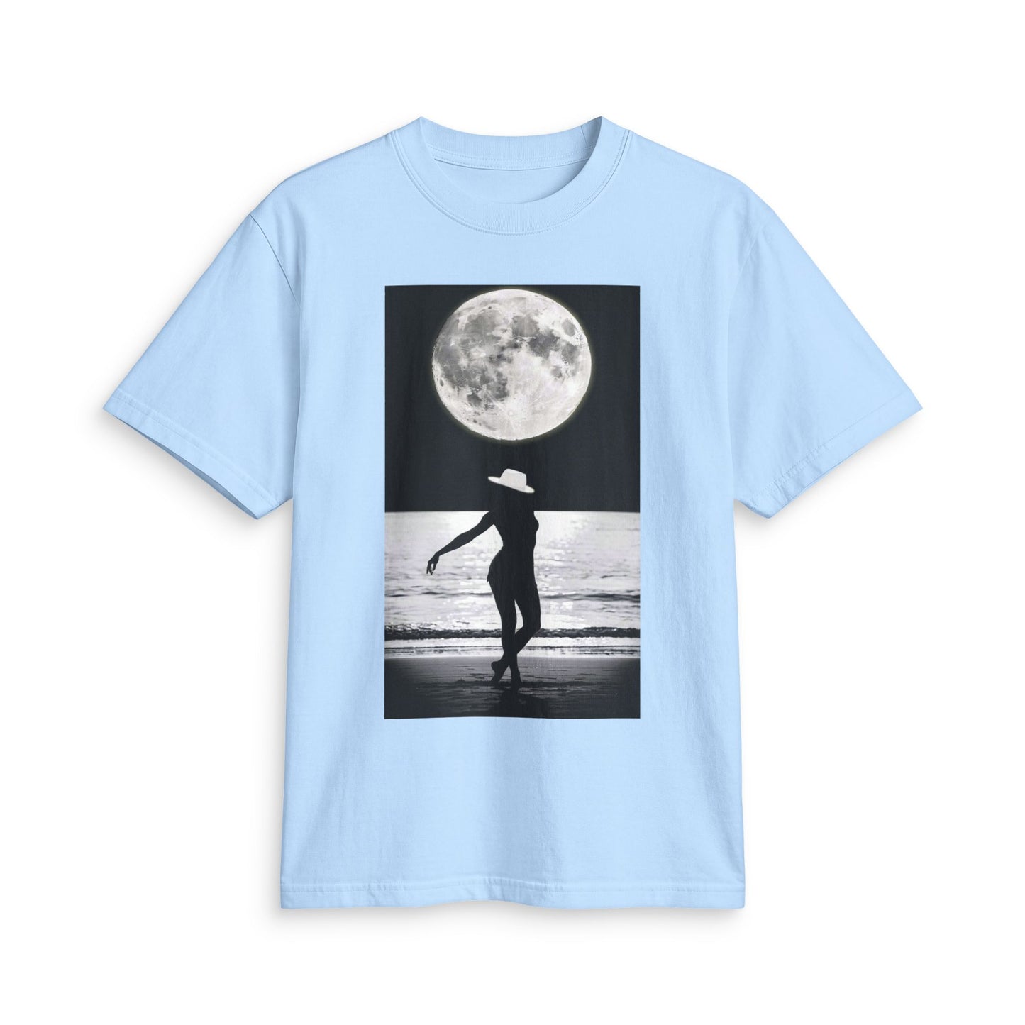 Moonlit Beach Silhouette T-Shirt