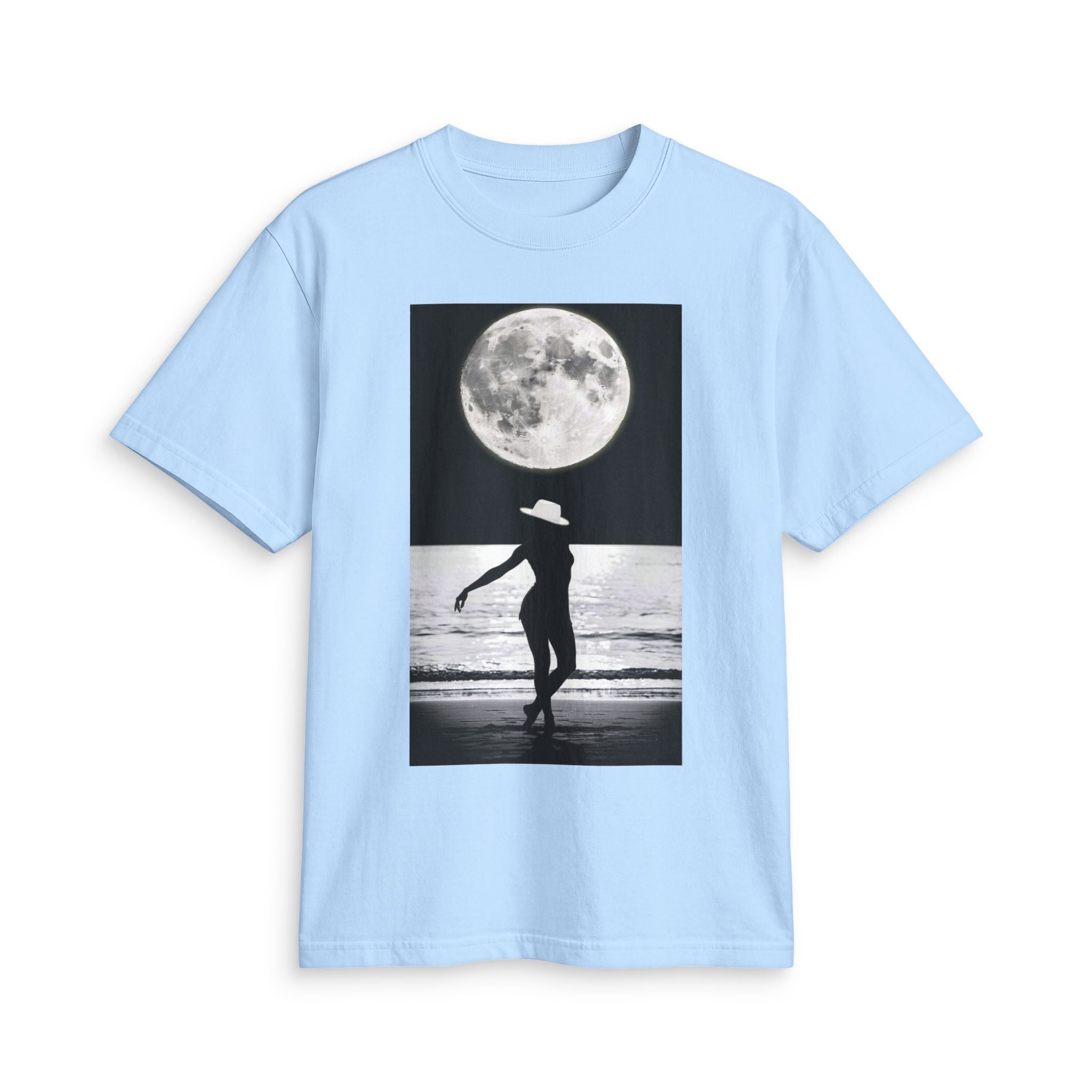 Moonlit Beach Silhouette T-Shirt