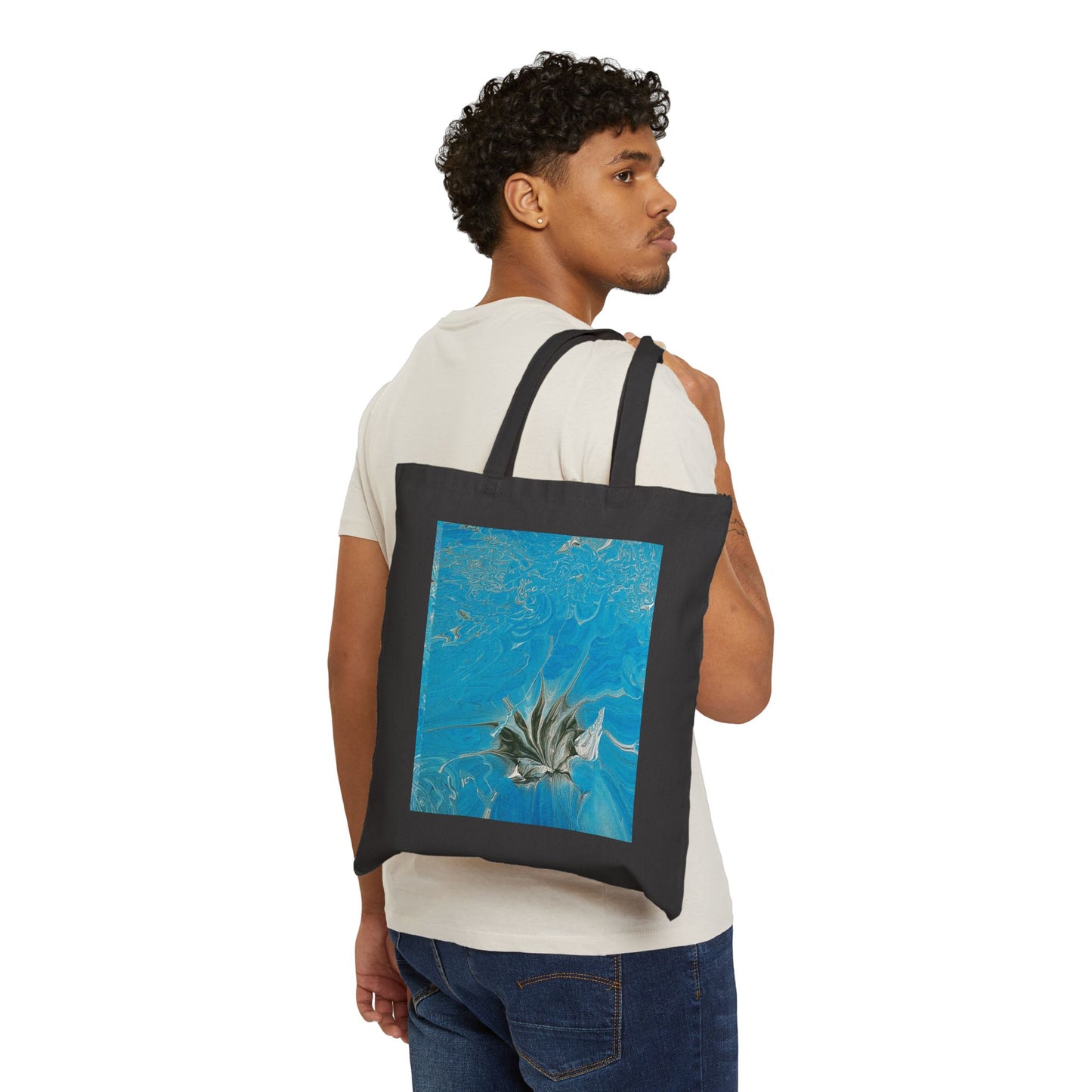 Just a Pretty Cotton Canvas Tote Bag