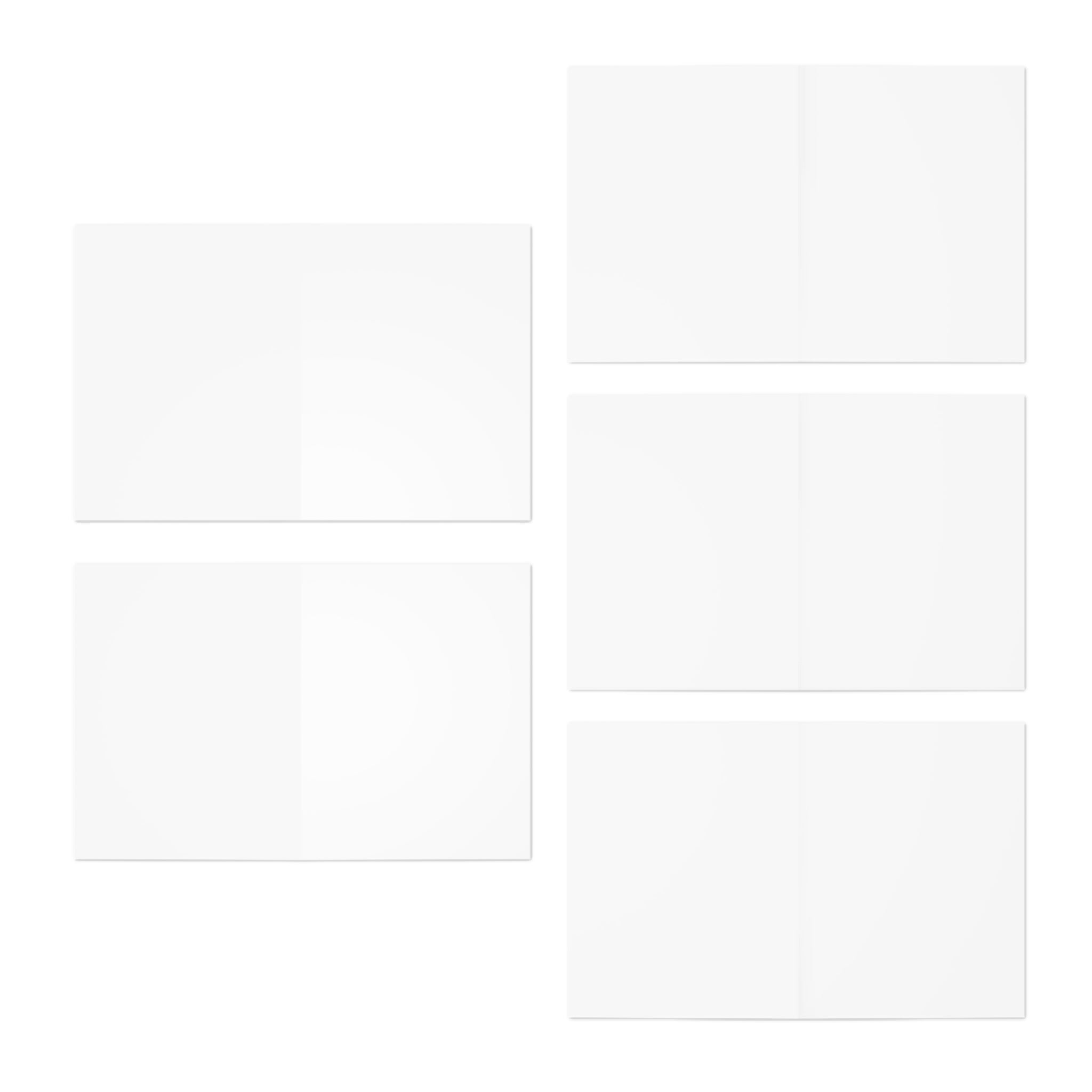Assorted Blank Greeting Cards 5-Pack — Premium Folded Note Cards for Birthdays, Thank Yous & Everyday Messages
