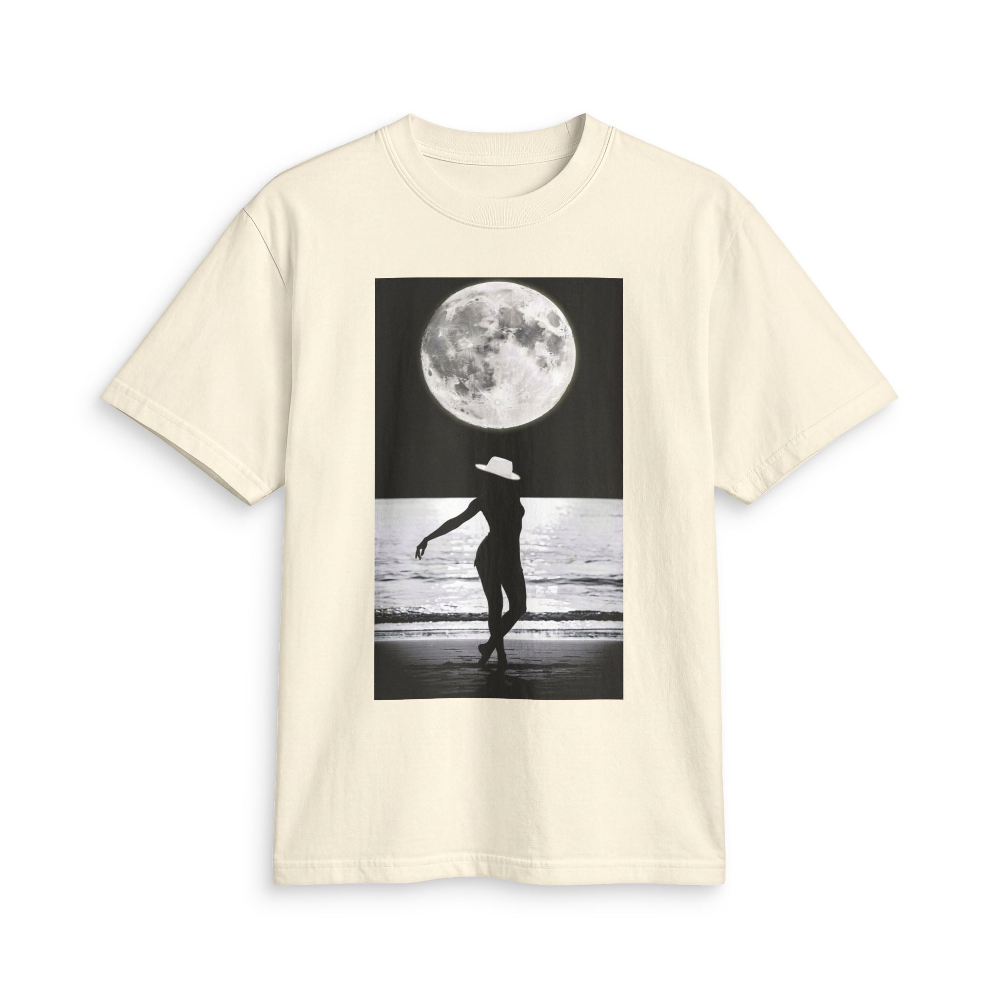 Moonlit Beach Silhouette T-Shirt