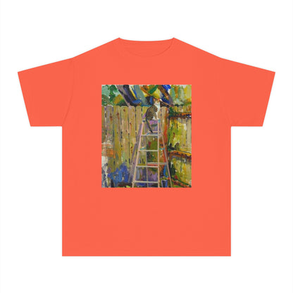 Youth Tee - Colorful Garden Ladder Art Print